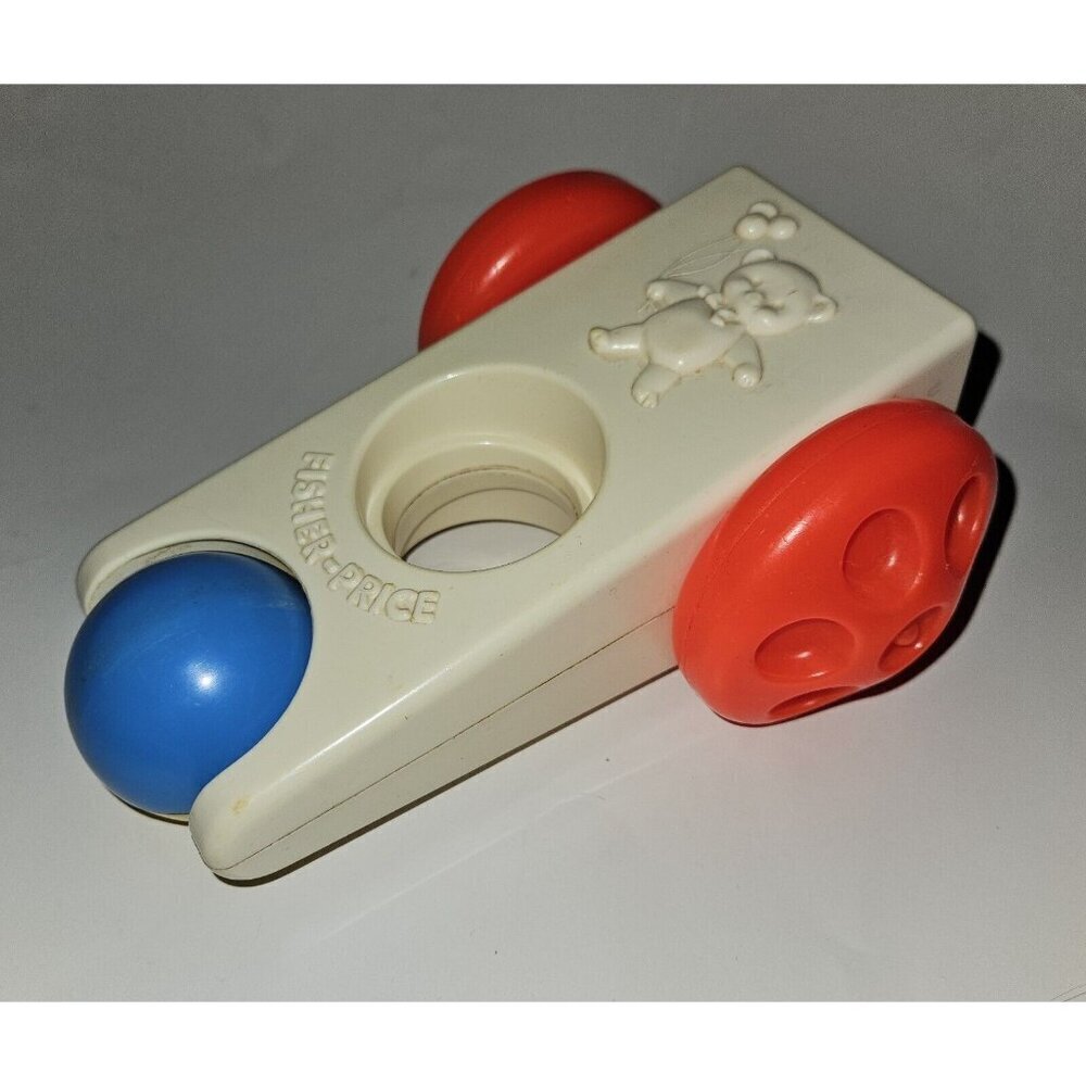 VTG 1975 Fisher Price Toys Click N Clatter Car (no figure) #417